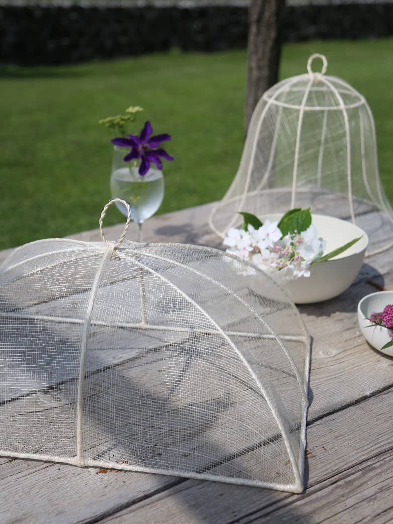 Fiorirà un giardino – wholesale Spaljé – Vit matduk i medium abacamesh, 32 x 50 cm, höjd 22 cm (5 st)2