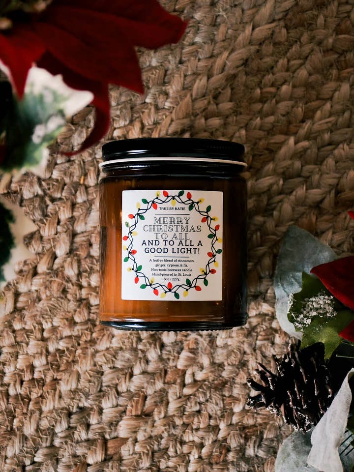 Buon Natale a tutti e... Candela per la vendita all'ingrosso da parte di True by Katie