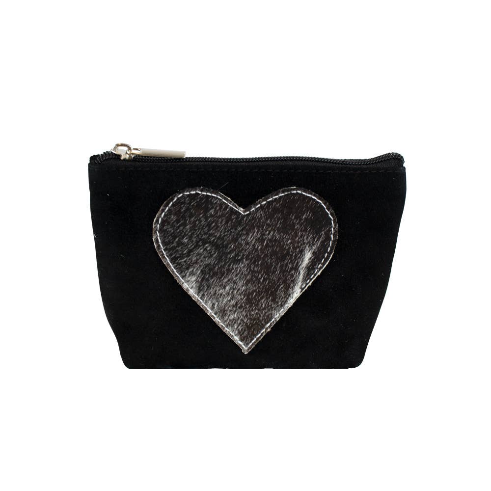 Mars & More - Brand of B Living - Wholesale Makeup/Cosmetic Bag - Make Up Black Heart Bag 15 Cm0