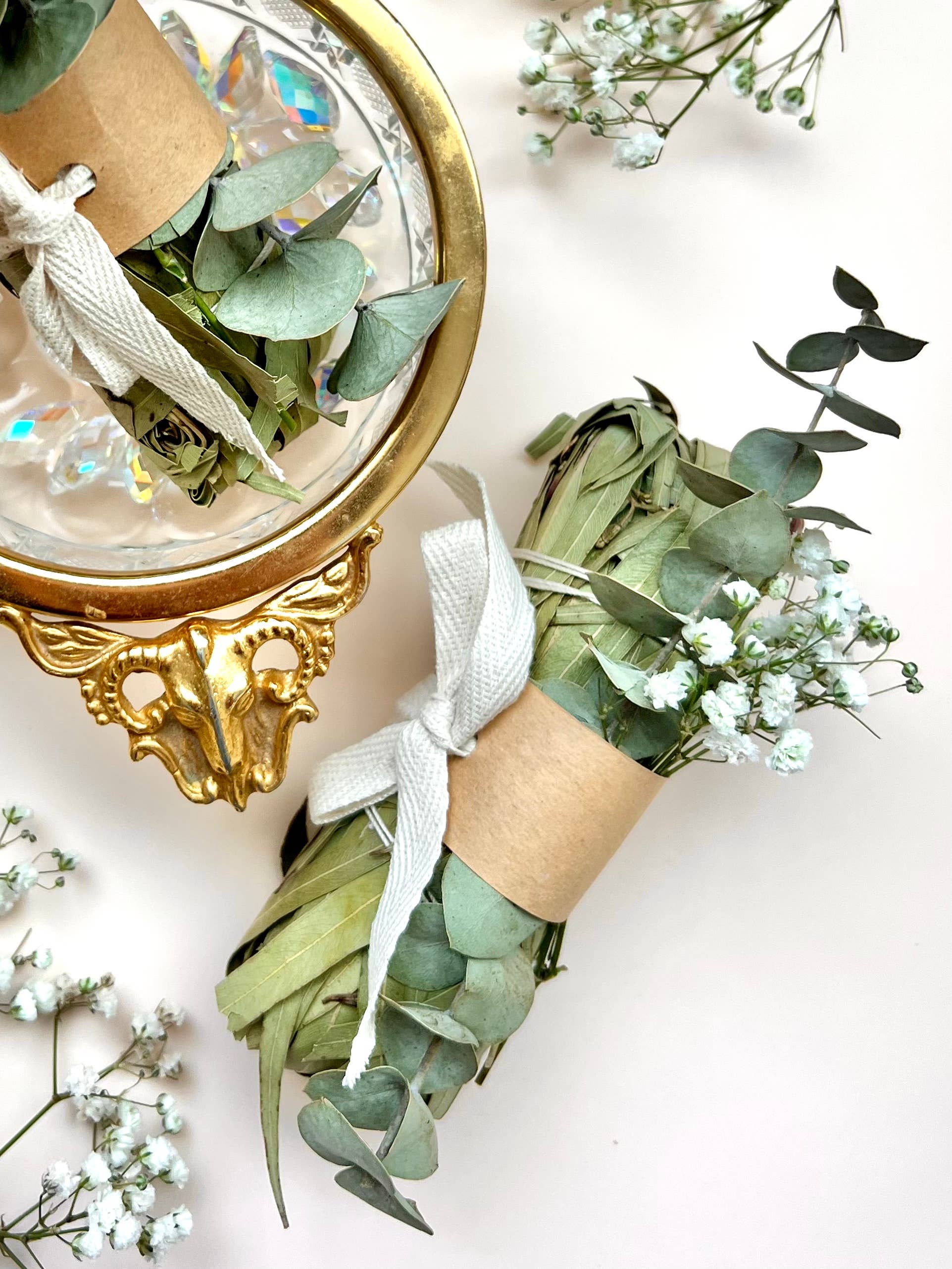 The 12th Moon – Engroshandel Salviepakke – DREAMY EUCALYPTUS Bundle - Røgrensning - Smudge1