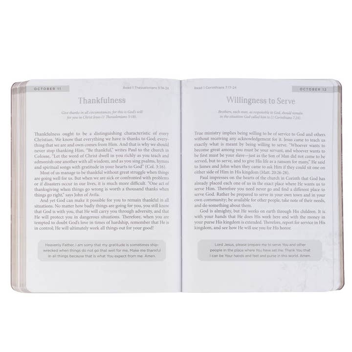 Christian Art Gifts - Vente Religion - Couverture souple sur La dévotion en contact avec Dieu5
