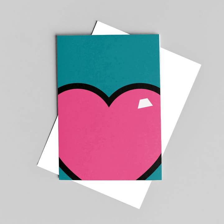 Juicy Heart- Turquoise and Pink for wholesale by Lime Green Dolly