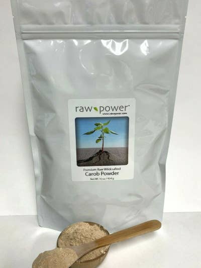 Carob Powder, Raw Power (raw, wildcrafted) for wholesale by Raw Power