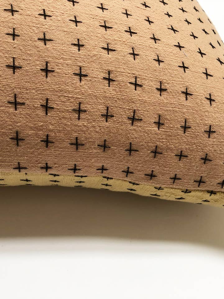 Mustard and Himalayan Pillow 2 sizes for wholesale by Happy French Gang