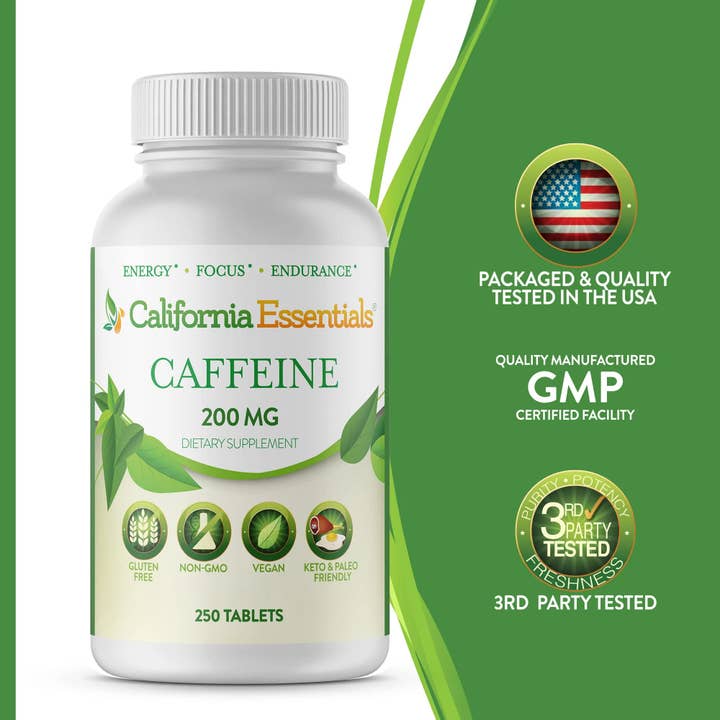 California Essentials - Wholesale Oral supplement/vitamin - Caffeine Pills – Energy Focus and Endurance Booster, Maximum7