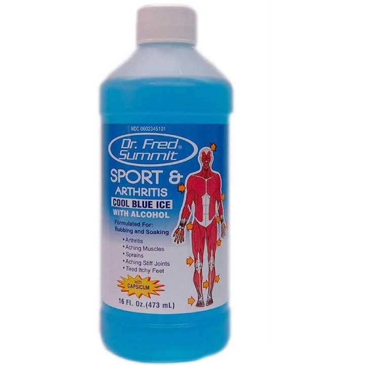 Dr. Fred Summit Arthritis Sport Cool Blue Ice Rub, 16 Unzen für den Großhandel von KT Supply
