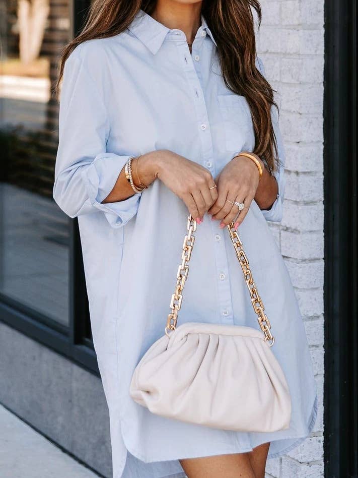 Rosa Clothing - Wholesale Dress - Women's - Loose casual long sleeve shirt dress