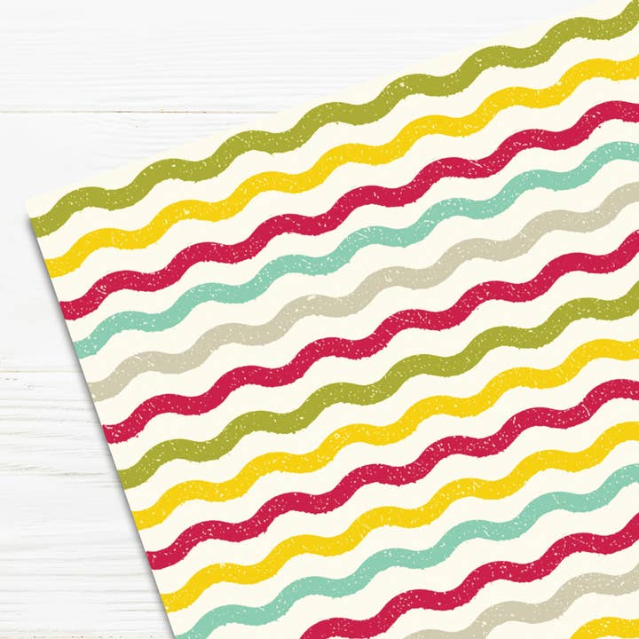 Eggnog Christmas gift wrap 6 for wholesale by Pennychoo