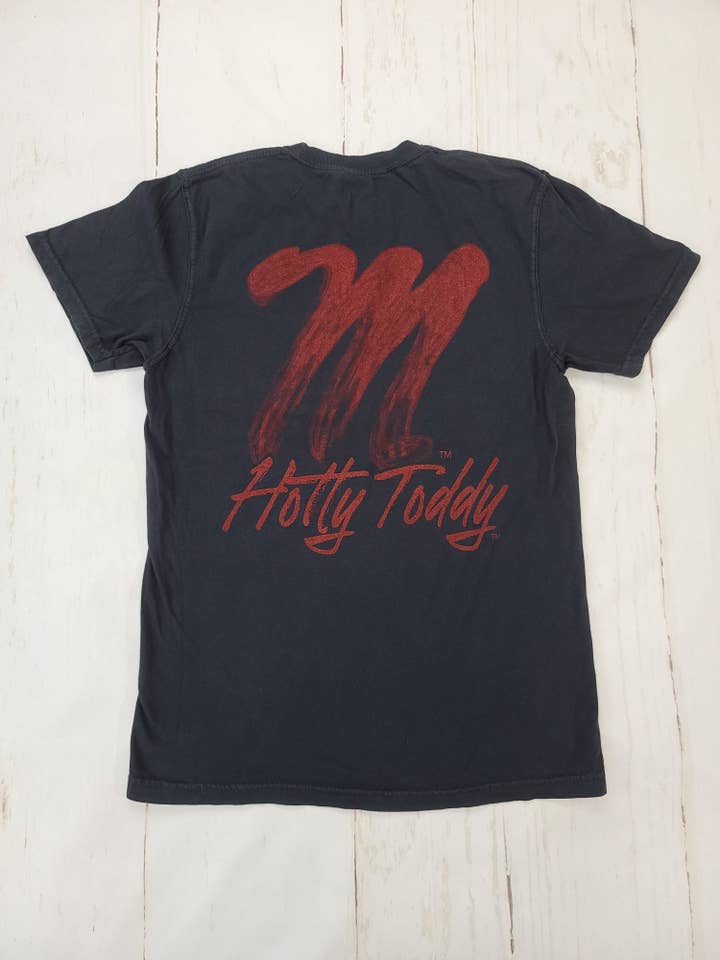 Speckle Bellies Clothing Company - Wholesale Screen Printed T-Shirt - Unisex - Ole Miss Shadow Hotty Toddy2