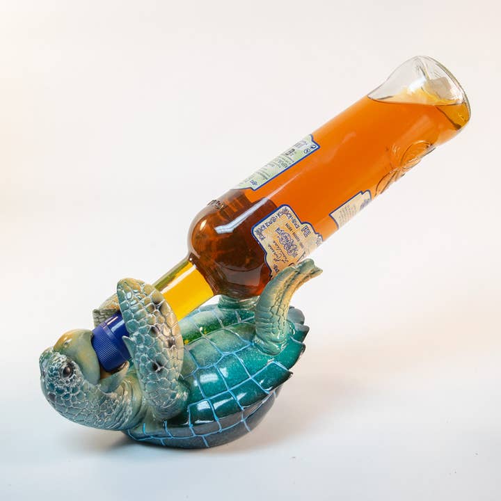 Sea Creations - Wholesale Bottle Rack/Holder - Blue Turtle Wine Holder