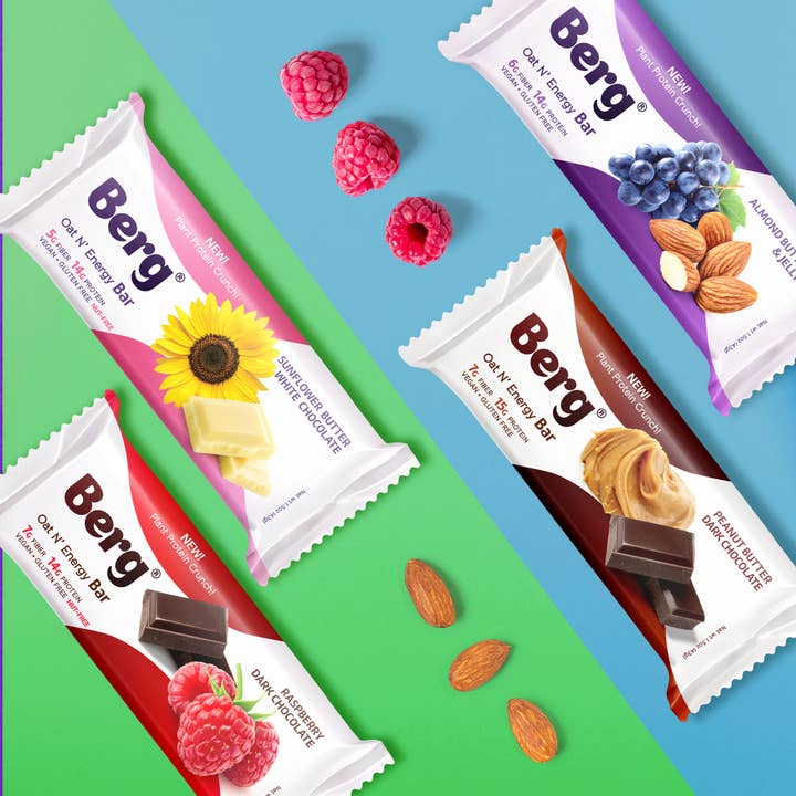 Berg Bites - Wholesale Snack Bar - 2.5oz Sunflower Butter White Chocolate Energy Bar