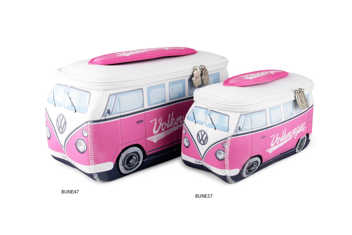 VW Collection by BRISA - Wholesale Toiletry Bag - Women's - VW Bus Travel Office Outdoor Toiletry Bag Case – Pink(L)7
