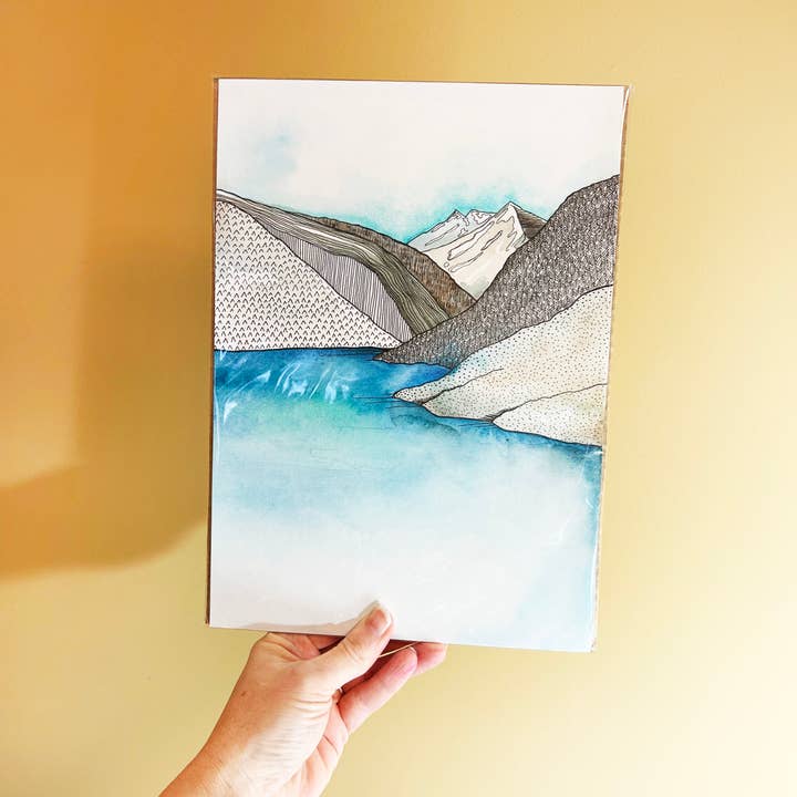 Norwegian Nature - Original On Paper for wholesale by Poppydesign