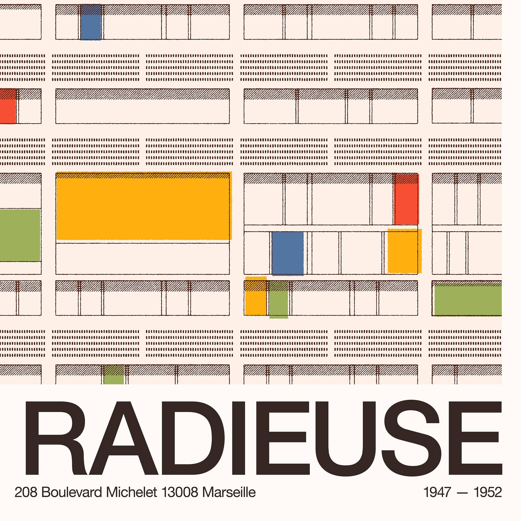 Florent Bodart - Wholesale Poster - Poster : Cité Radieuse II2