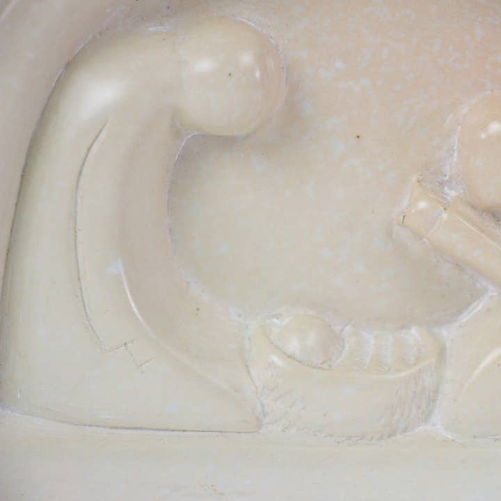 Global Crafts – Decoração de presépio por atacado – Pedra-sabonete Escultura de Natividade Quénia de Sagrada Família sob Árvore7