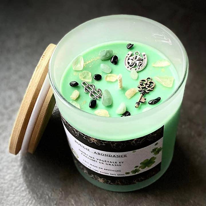 La magie de mina - Wholesale Jar/Filled Candle - Handmade candles (100% vegetable wax and French perfume)