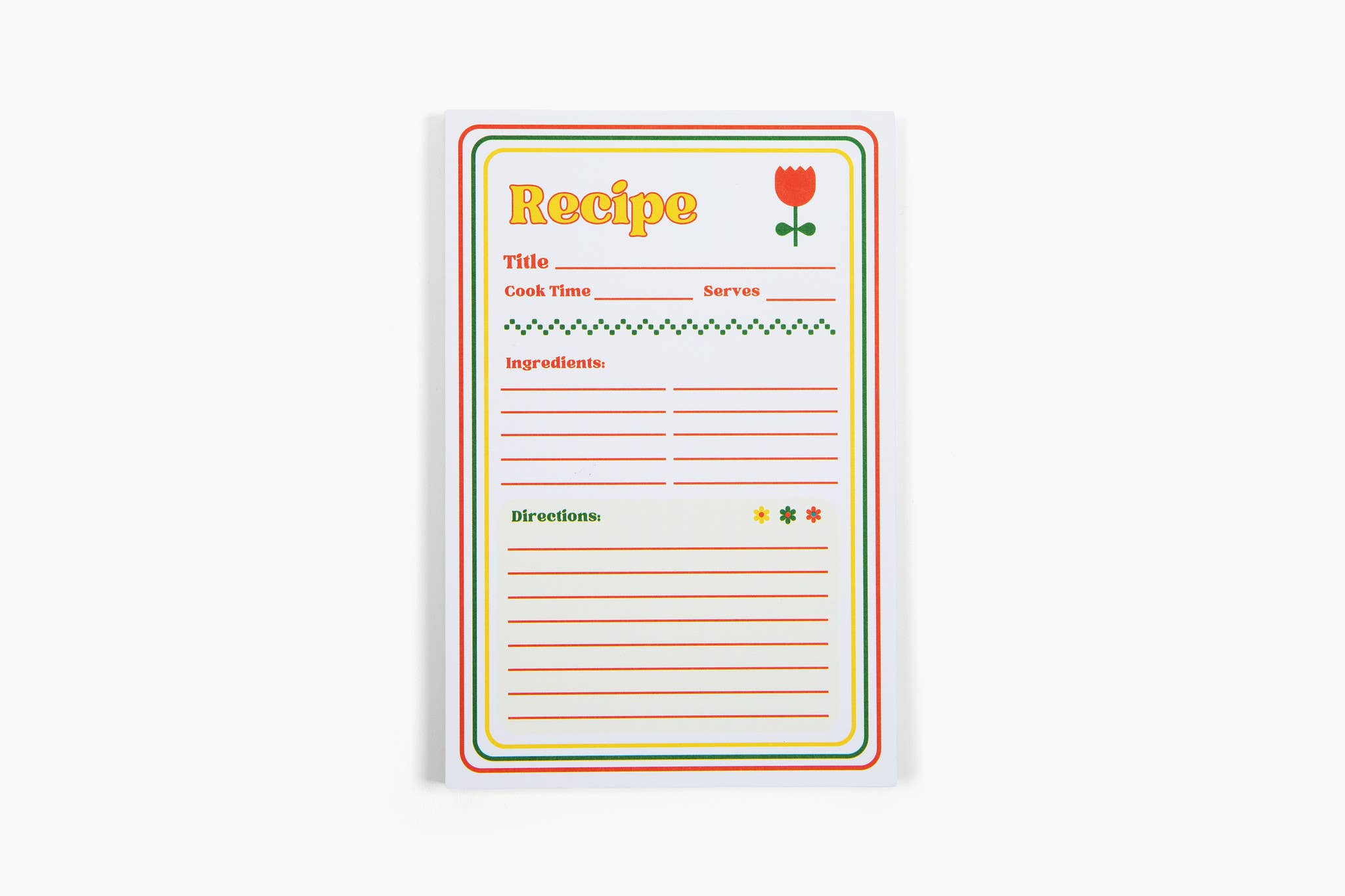 Marigold Press - Wholesale Notepad - 70s Recipe Notepad1