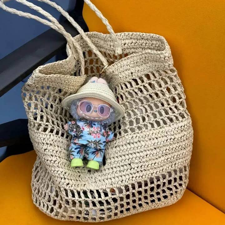 Vibrant Hawaii Summer Beach Clothes for Labubu Dolls Featuring Stylish Outfits for All Ages for wholesale by THE INTSUP USA