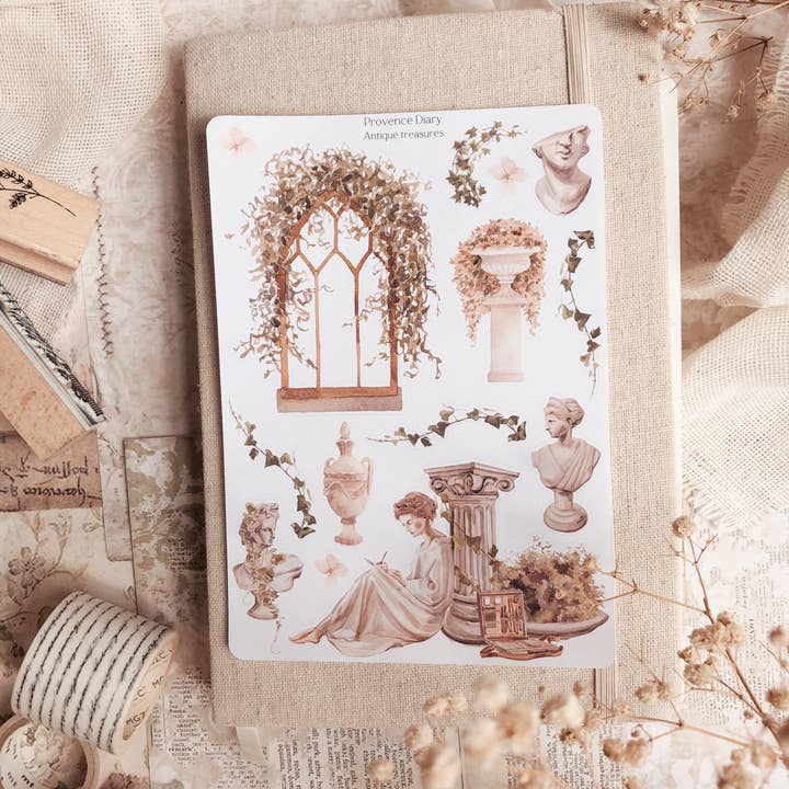 Chapteries - Wholesale Sticker - Sticker sheet - Antique Treasures1