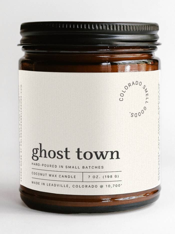 Ghost Town – Fig & Patchouli Scented Coconut Wax Candle for wholesale by Colorado Smell Goods