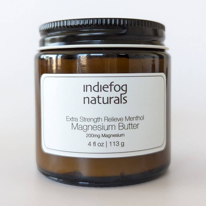 Indiefog Naturals – Engroshandel Hånd- og kropslotion – Lindre Menthol Magnesium Smør - Ekstra Styrke0