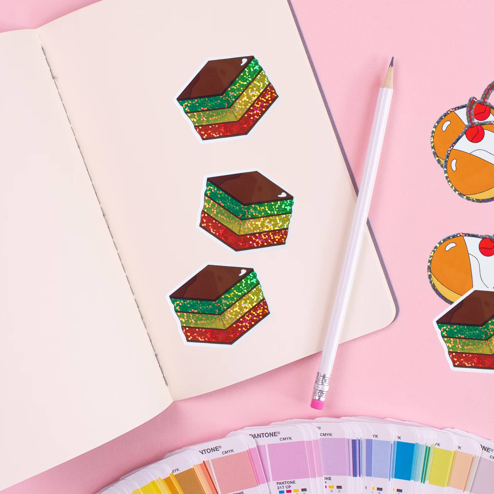 Marianna Fierro Shop - Wholesale Sticker - Italian Rainbow Cookie Sticker3