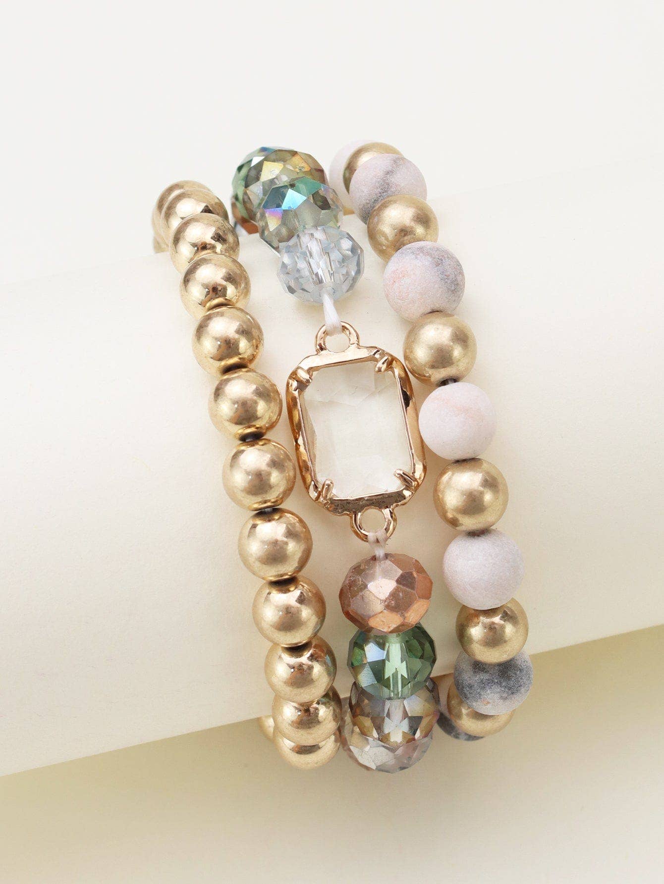MiMi Wholesale - Wholesale Beaded Bracelet - Nora Multi Strand Beaded Bracelet4