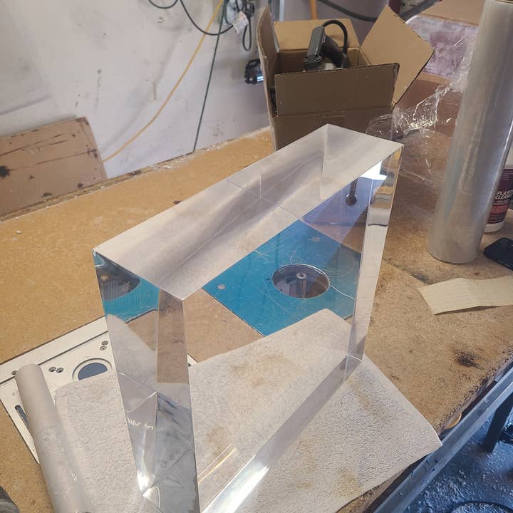 Plasticmart - Wholesale Decorative Tabletop Object - 1.00" Clear Acrylic/Lucite Blocks and Bases all sizes11