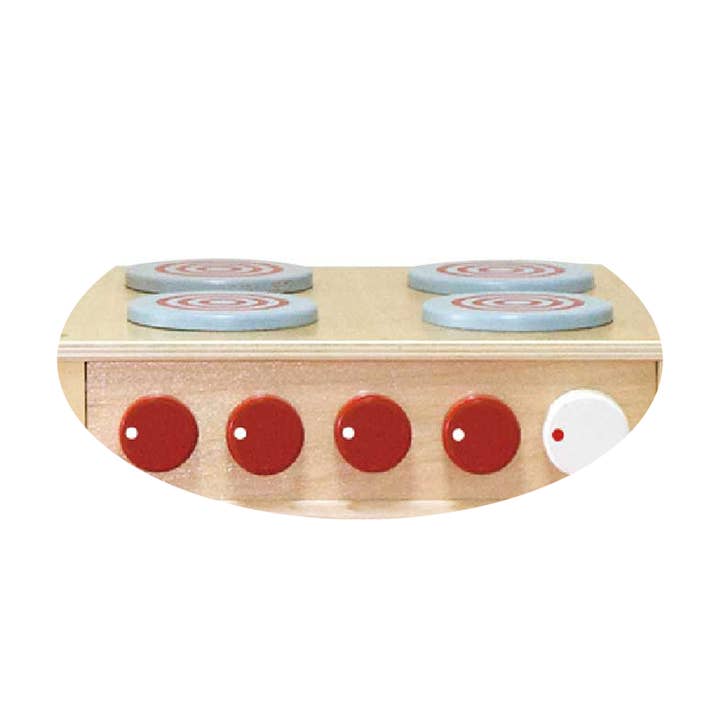Trade Toys Limited – Großhandel Holzspielzeug – Kinder – Viga Küche aus Naturholz, 5-teilig