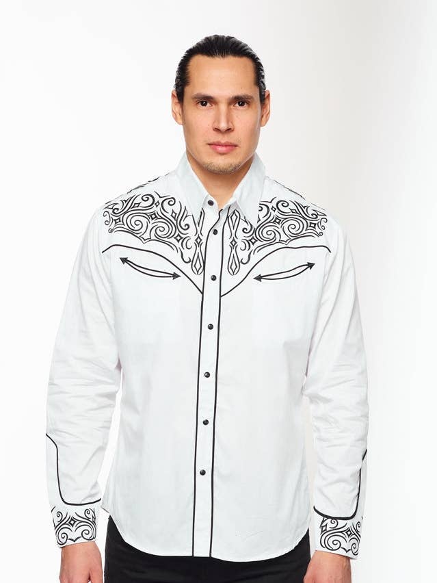 Rodeo Clothing – wholesale Skjortor – Herr – RODEO Västra broderier Cowboy Outfit Skjortor för män