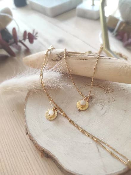 Bracelet double MOON | Enelli Création pour la vente par Enelli