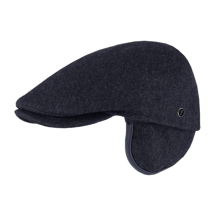 FLECHET - Wholesale Baseball Cap - Unisex - FLAT WOOL CAP WITH EAR FLAPS - 1H229 BIS1