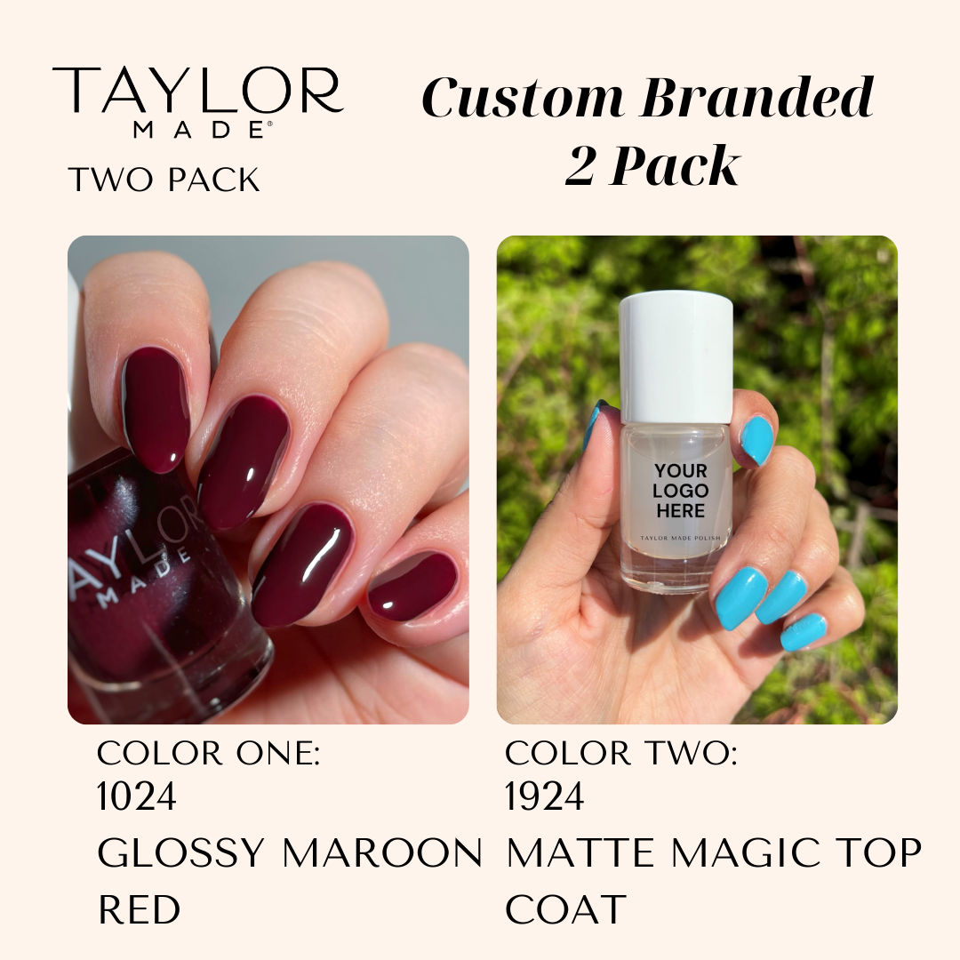 Taylor Made Polish – wholesale Nail polish – Custom Nail Polish: 2 Pack Long-wearing + Vegan + Non-toxic160
