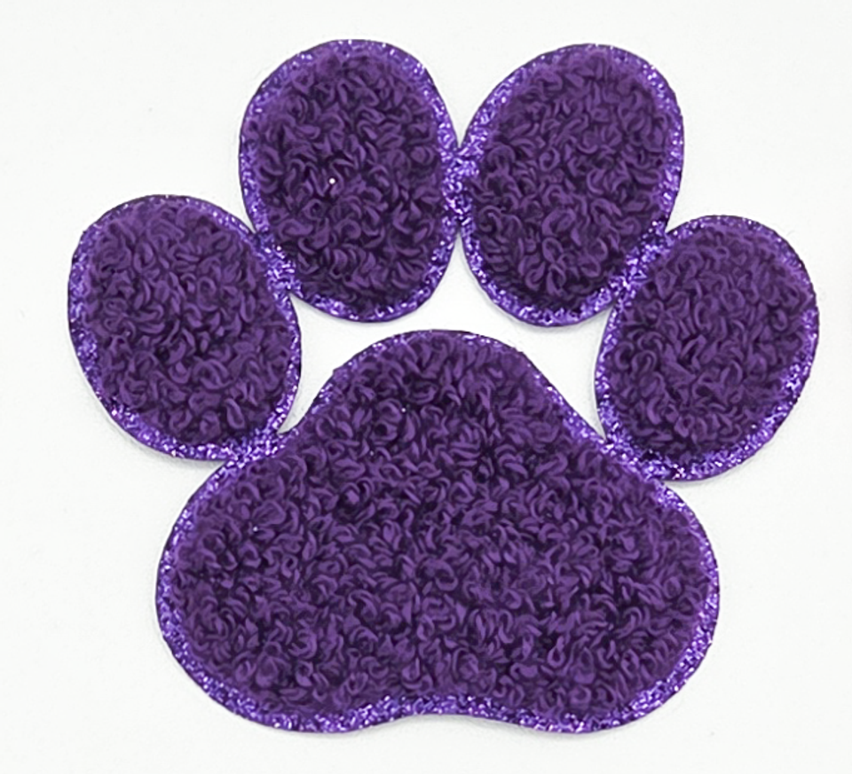 Trendy Transfers - Wholesale Patch - Chenille Paw Print HAT/POCKET Patch10