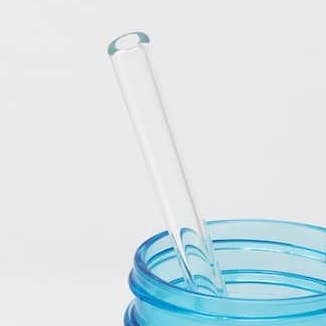 8" Clear Glass Straw for wholesale by Strawesome