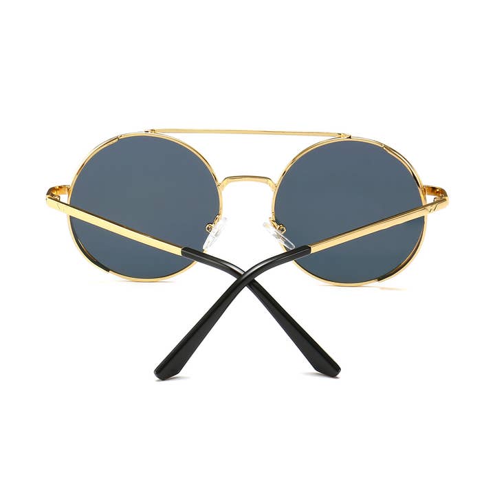 Trio Trading - Wholesale Sunglasses – Unisex - Vintage Round Sunglasses, Polarized Lens Assorted12 Pack8