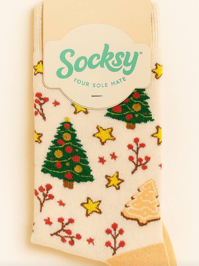 Christmas Tree Organic Cotton Socks for wholesale by Socksy