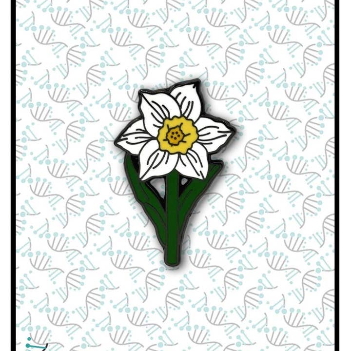 Clayton Jewelry Labs - Wholesale Lapel pin/button - Daffodil Flower Enamel Pin5