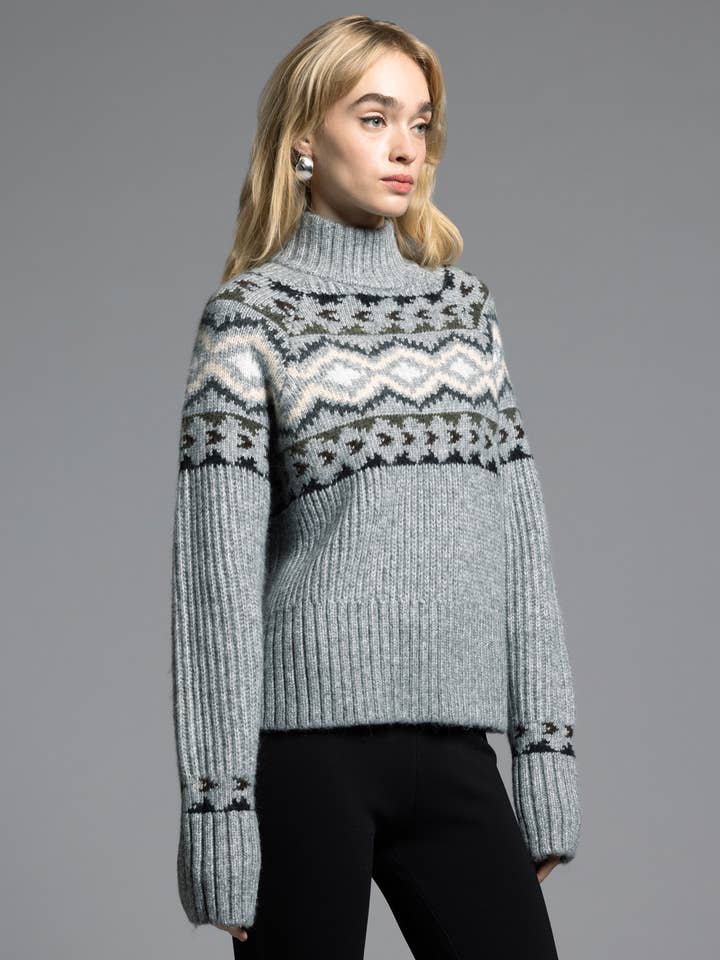 Weekend Los Angeles - Wholesale Sweatshirt - Women's - Raglan Sleeve Sweater - SPENCER MOCK NECK