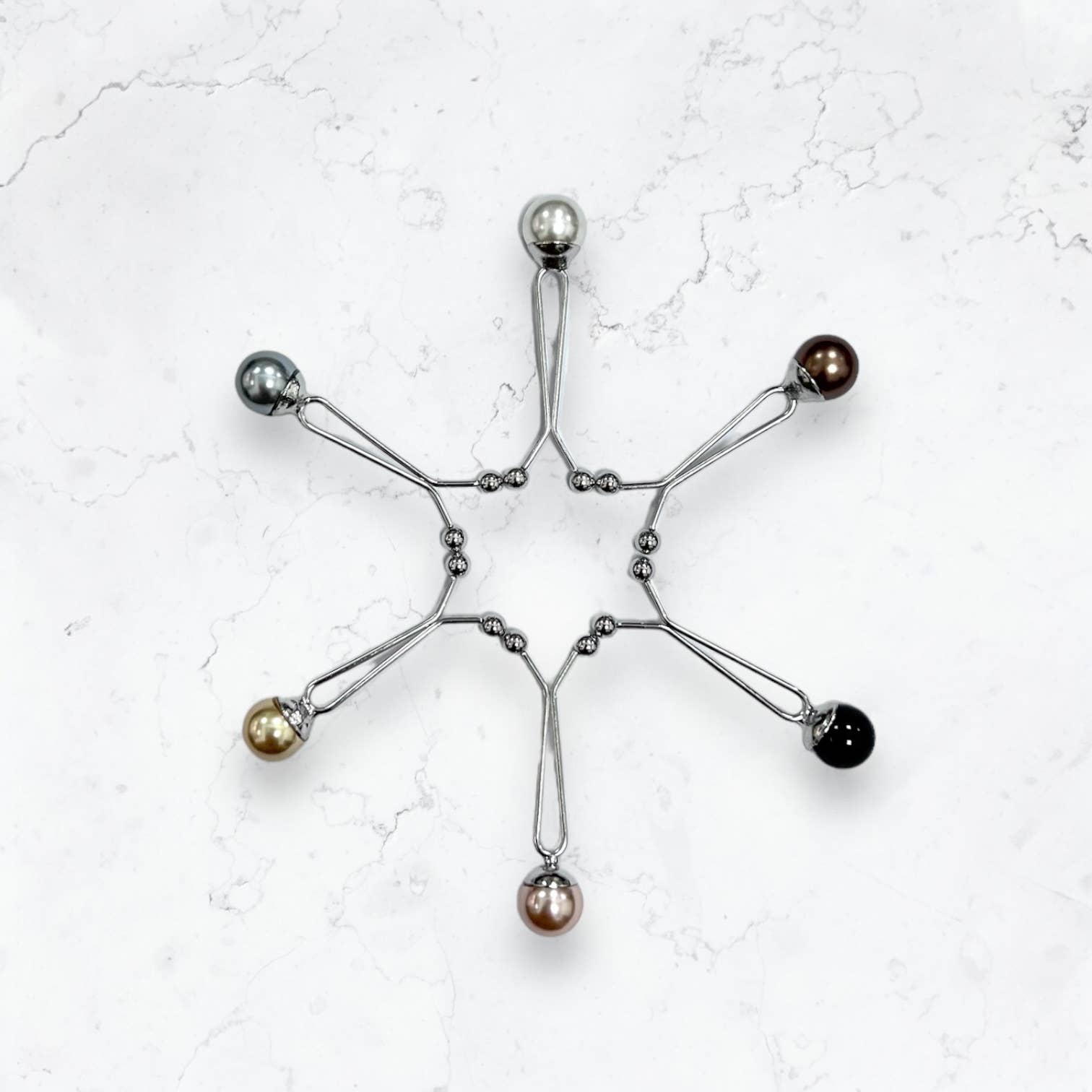 Hijab Collections – wholesale Hair clip – Women’s – No Snag Hijab Clip One Set Of Six With Pearls
2