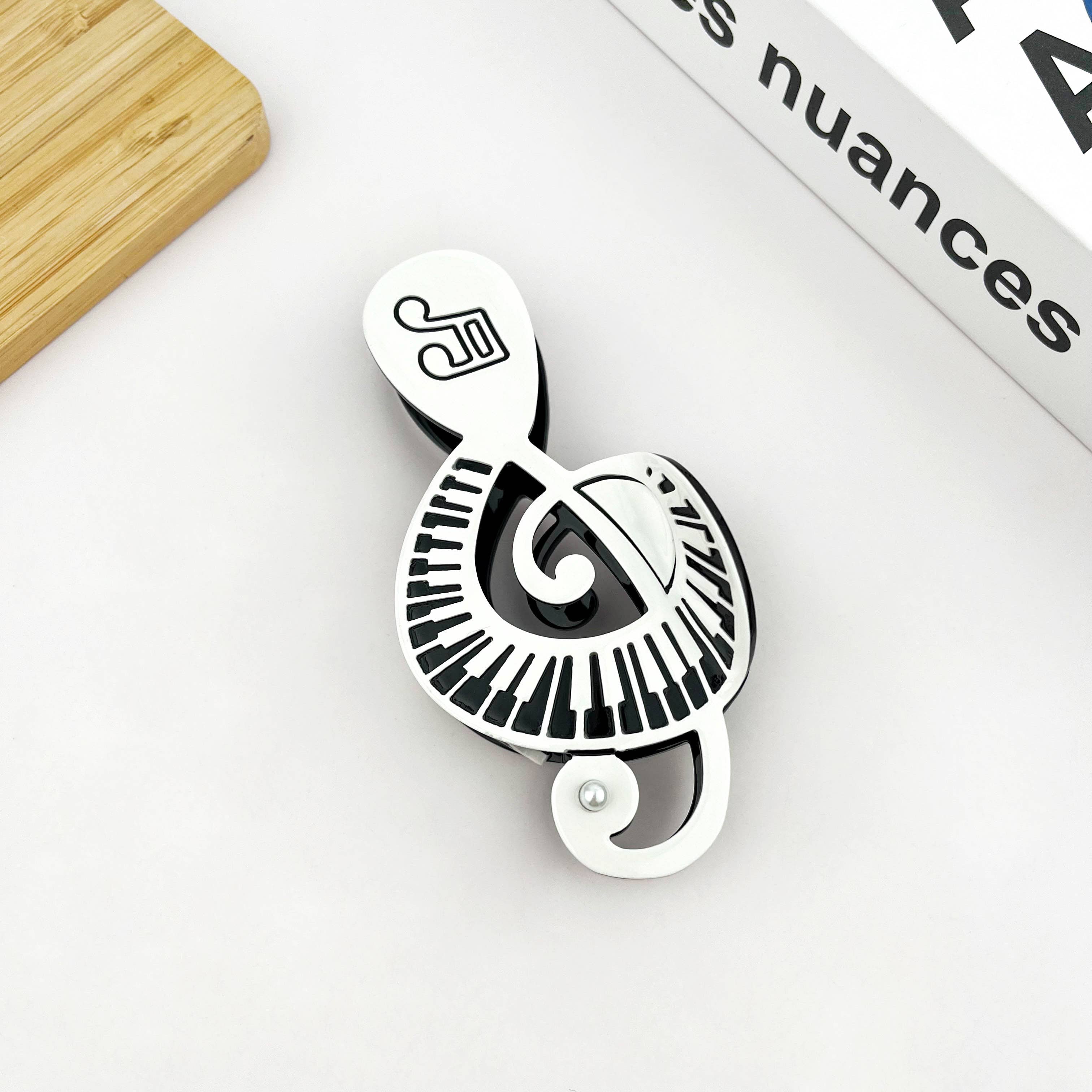 TheDivaSoap - Wholesale Hair Clip - Women's - Piano Claw Clip, Creative Musical Instrument Hair Clip1