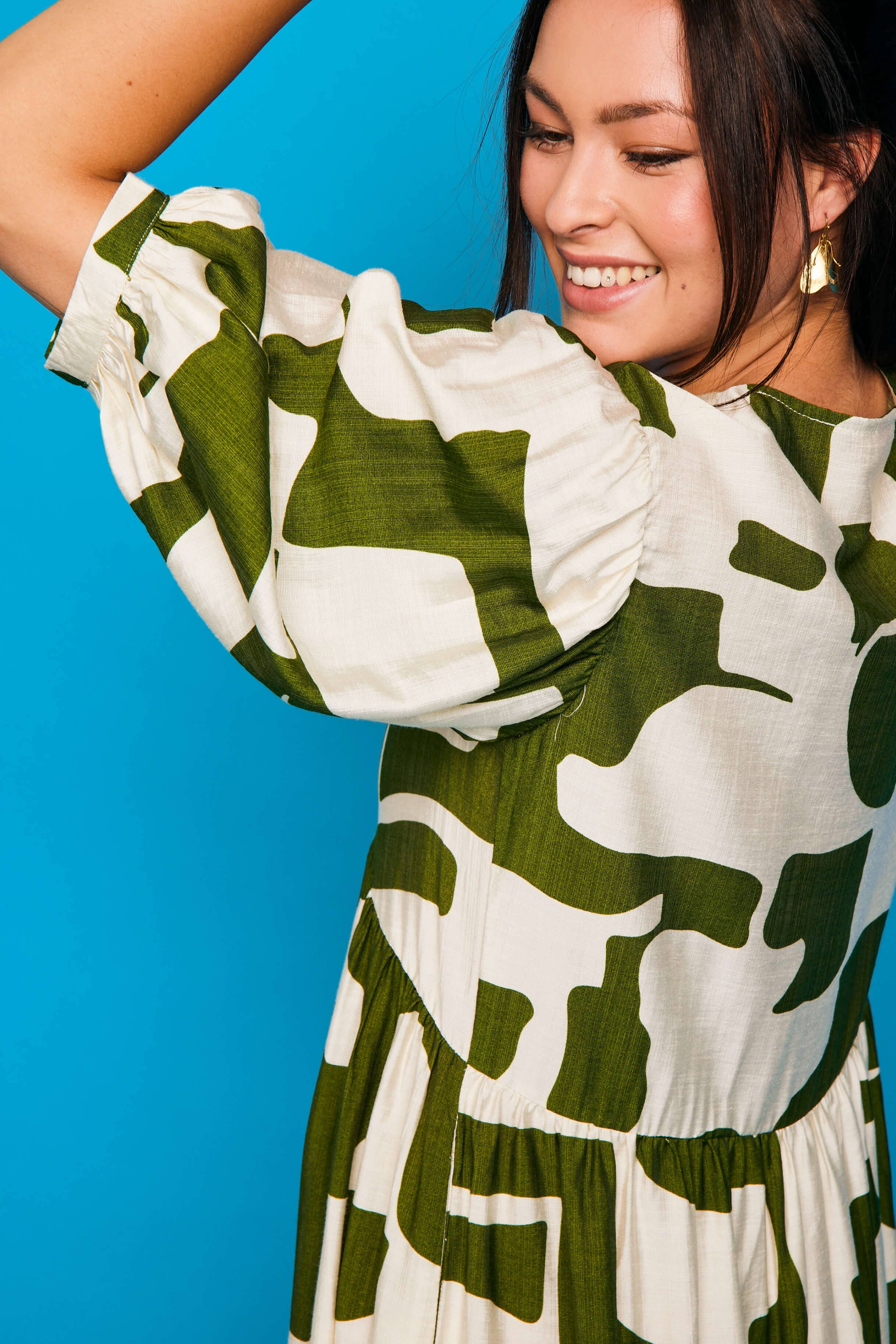 Smile - Wholesale Dress - Women's - Cambrils Long Green Dress0