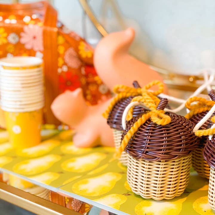 Cami Monet – wholesale Disposable placemat – Retro Groovy Green Placemat Pad3