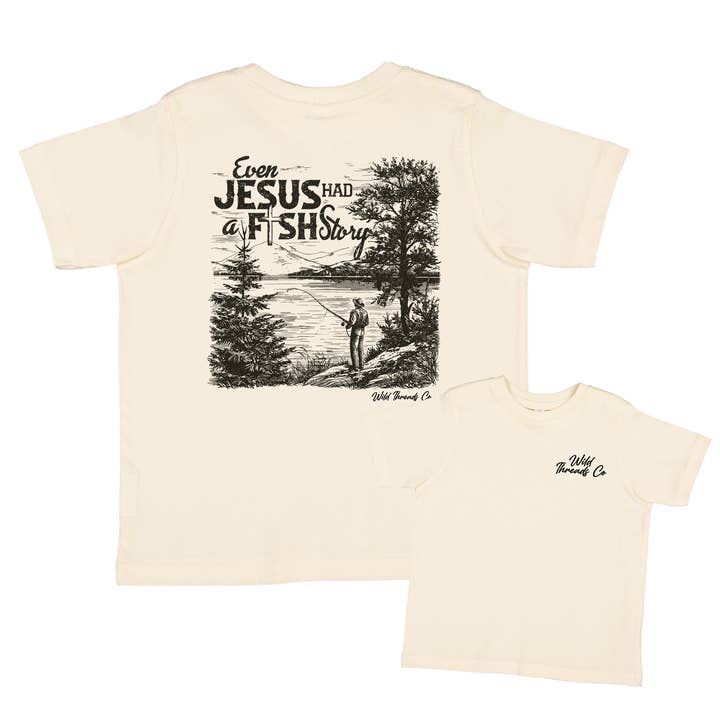 Wild Threads Co - Wholesale Screen Printed T-Shirt - Kids - Fish Story Tee