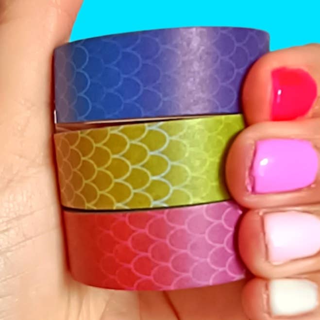 The Paper Lobster – Großhandel Washi-Tape – Ombre Washi Tape Meerjungfrau Rainbow0