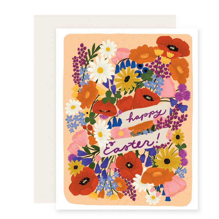 Wildflower Easter for wholesale by Slightly Stationery