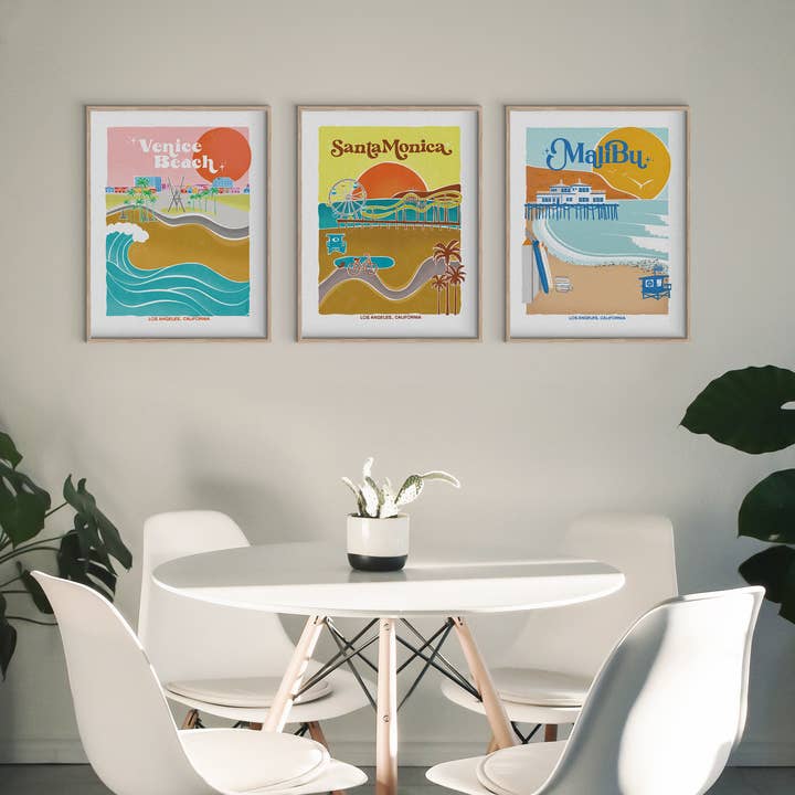 Sunday Arvo Surf Club - Wholesale Art Print - Santa Monica