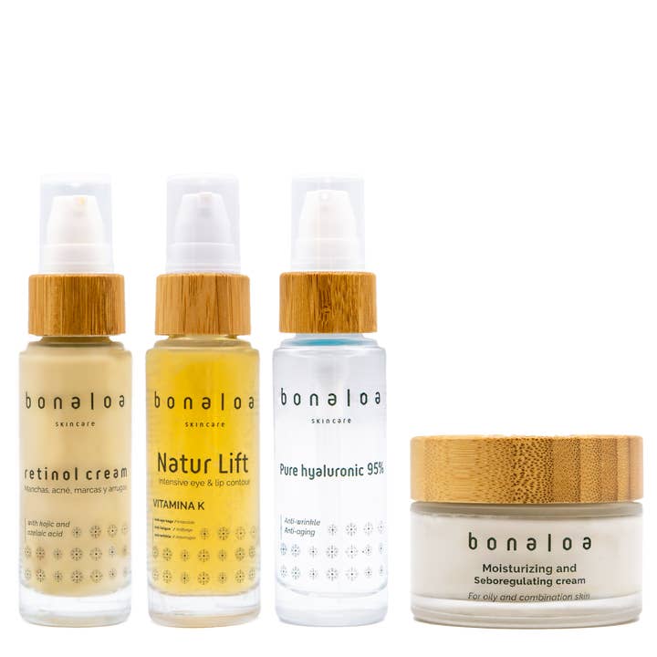 compleet pakket voor acne of vette huid + oogcontour voor wholesale door Bonaloa skincare
