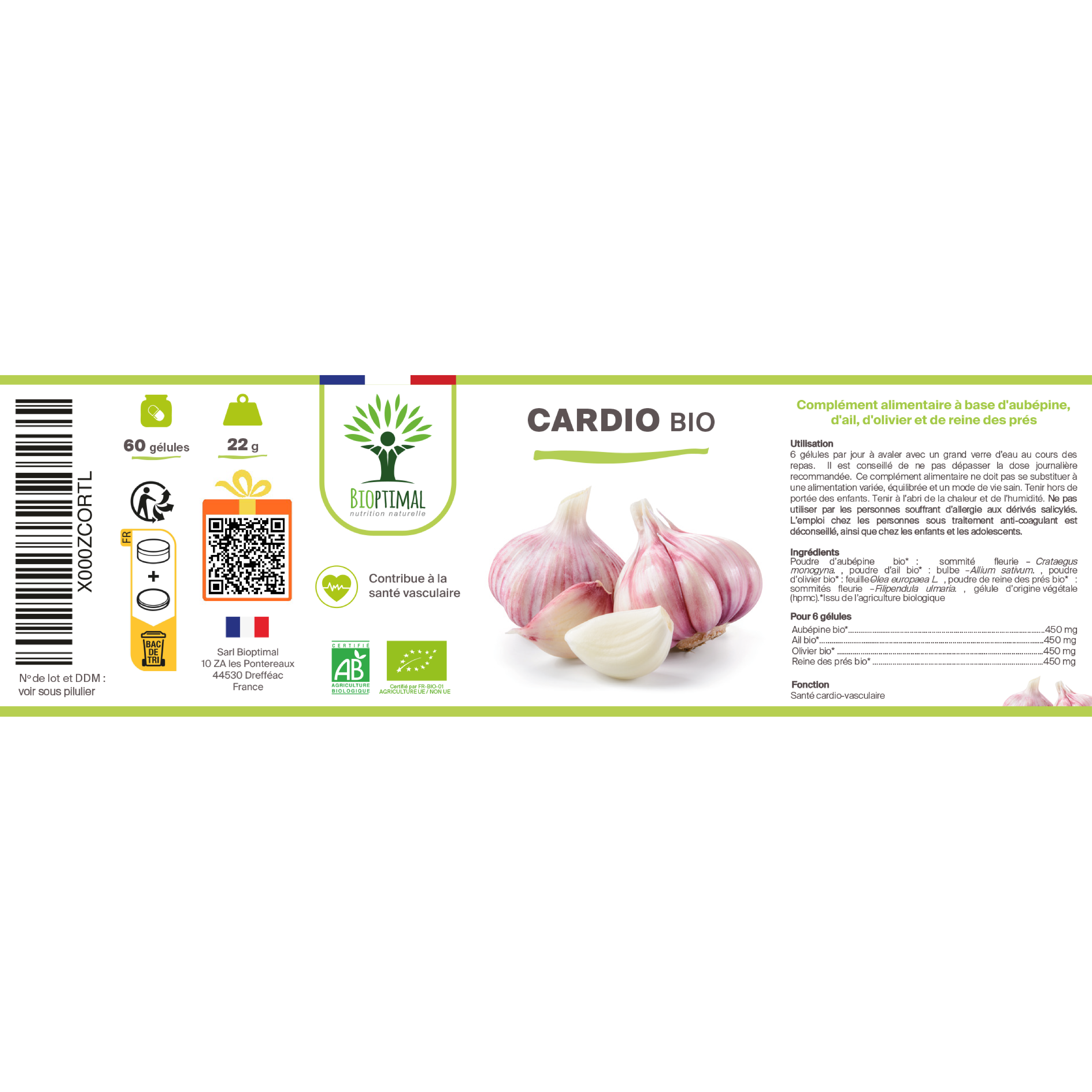 Bioptimal – wholesale Oralt tillskott/Vitamin – Cardio Bio – kosttillskott i kapslar12