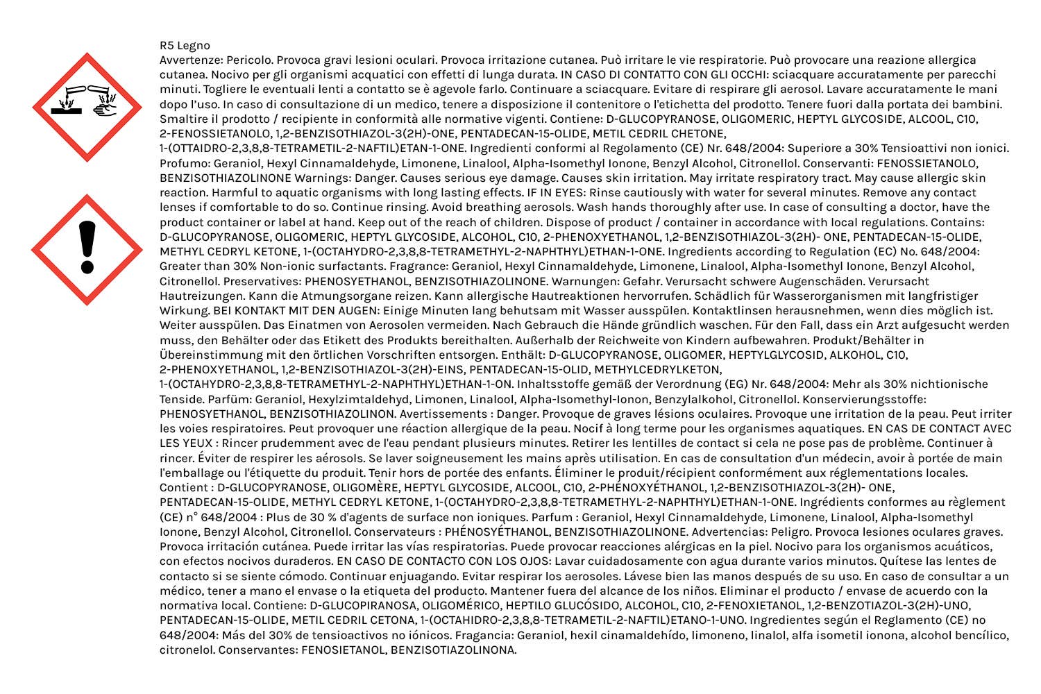 R5 – wholesale Golvrengöringsmedel – R5 påfyllning för träytor och golv5